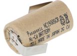 Batteria Ricaricabile Panasonic Sub-C 1,2 V 1900 Mah NC-1900SCR, Rivestimento In Cartone Z Terminale A Saldare