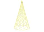 Vidaxl Albero Di Natale A Led Per Pennone Bianco Caldo 3000 Led 800 Cm