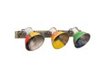 Applique In Stile Industriale Multicolore 65X25 Cm E27