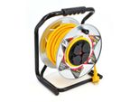 Awtools Cavo Di Prolunga Per Fusti Metallici Giallo Pesante 30M 3X2,5 Mm 16A / 3680W / Ip44 Neoprene