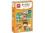 Apli Kids 18747 Puzzle Educativo Apli Kids "La Casa"", 24 Pezzi"