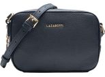 Lazarotti Pelle Borsa A Tracolla Bologna Leather Shoulder Bag Navy Blu Scuro