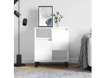 Maison Exclusive - Credenza Bianco Lucido 60X35X70 Cm Materiale Ligneo