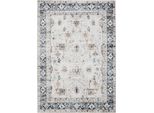 Tappeto Lavabile George Crema/Grigio 120X170 Cm Soggiorno Rettangolare Benuta