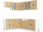 Syfax™ Set Mobili Da Cucina 11 Pz Porto Rovere Sonoma In Truciolato