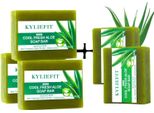 Sapone Illuminante All'aloe, Detergente, Idratante, Acquista 3, Ottieni 2 Gratis