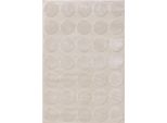 Tappeto Claire Crema 280X380 Cm Soggiorno Motivo Rettangolare Moderno Pile Corto Benuta Scandinavo