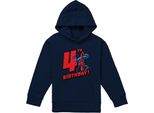 Spider-Man - Felpa Con Cappuccio Per Bambini Per Il 4° Compleanno TV24226 (152-158) (Navy)