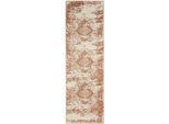Tappeto Suki Crema/Arancio 80X240 Cm Runner Per Il Soggiorno Benuta