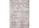Tappeto Lavabile George Crema/Taupe 120X170 Cm Soggiorno Rettangolare Benuta