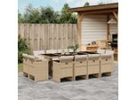 2025 Cloris Set Di Mobili Da Giardino Set Di Mobili Da Balcone 13 Pezzi Set Da Pranzo Da Giardino Con Cuscini Beige Poly Rattan - Set Di Mobili Da Giardino Sale8627116 5Parcel