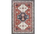 Tappeto Lavabile George Multicolore/Blu 160X230 Cm Soggiorno Rettangolare Benuta