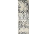 Tappeto Suki Crema/Blu 80X240 Cm Runner Soggiorno Benuta
