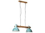 Vidaxl Lampada A Sospensione 25 W Blu 85X28X109 Cm E27