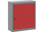 Vidaxl Armadio Per Attrezzi Con Ripiano Rosso E Grigio 50 X 20 X 55 Cm