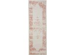 Runner Sia Crema/Rosa 80X240 Cm Runner Soggiorno Benuta