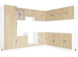 Vidaxl Set Di Armadietti Da Cucina Da 14 Pezzi Porto Sonoma In Legno Di Quercia