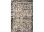 Tappeto Lavabile George Antracite/Taupe 120X170 Cm Soggiorno Rettangolare Benuta