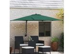 Pratico Ombrellone Da Giardino Verde E Nero 248,5 X 247,5 X 160 Cm - Ombrelloni ,Mobili Di Design 2676288 1Pacco