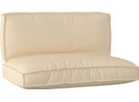 Best MöBel Set Di Cuscini Per Pallet 2 Pezzi Beige 120 X 80 X 12 Cm Tessuto Oxford - Cuscini Per Mobili Da Giardino Cloris New9969193 2Parcel