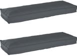 Stabli MöBel Set Di Cuscini Per Pallet 2 Pezzi Antracite 120 X 40 X 8 Cm Tessuto Oxford - Cuscini Per Mobili Da Giardino CC8859725 1Pacco