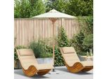 Ombrellone Da Giardino Durevole Bianco Crema 150 X 150 X 210 Cm Bambù - Ombrelloni Octo9764666 1Pacco