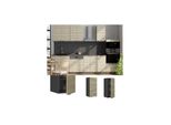 Vicco HäNgeschrank Fame-Line Anthrazit Eiche GefräSt 30 Cm