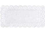 Papstar Carta Pizzo Quadrato 37 X 17 Cm Bianco 250 Pezzi