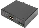 Digitus DN-651109 Switch Industriale Gigabit Poe, 4 Porte, Non Gestito
