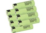 8X Panasonic NCR18650PF Flat-Top Li-Ion 18650 2900Mah 3,6V