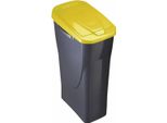 Cestino Per Il Riciclaggio Mondex Ecobin Giallo Con Coperchio
