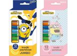 Pastelli Pastello Jumbo 12 Colori Minions