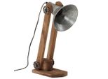 Vidaxl Lampada Da Tavolo 25 W Argento Vintage 23X13X52 Cm E27