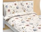 Biancheria Da Letto In Flanella - Beige, Rosa, Beige - 140X200, 70X90