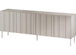 Dmora Credenza Vedras 42X200.5X75H Cm Beige, 2 Ripiani 6 Vani