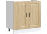 Syfax™ Mobile Base Lavello Porto Rovere Sonoma 80X46X81,5Cm Truciolato