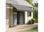 Maison Exclusive - Tenda Da Sole Retrattile Antracite 300X150 Cm Tessuto E Acciaio
