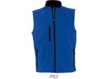 Sols 46601 | Gilet Softshell Rallye Senza Maniche / Scaldacorpo Da Uomo - Colore: Royal Blue - Taglia: Xxl