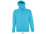 Sols 13251 | Felpa Con Cappuccio Slam / Donna - Colore: Turchese - Taglia: Xs