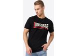 Maglietta Uomo Regular Fit Two Tone Nero M Lonsdale