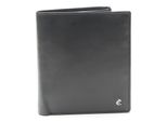 Esquire Pelle Portafoglio Harry Rfid Wallet High With Flap Black Nero