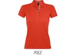 Sols 00575 | Polo Donna Portland - Colore: Arancio Bruciato/Grigio (Tinta Unita) - Taglia: Xs