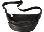 Harold's Pelle Marsupio Borsa A Tracolla Country Hipbag Plain Black Nero