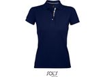 Sols 00575 | Polo Da Donna Portland - Colore: French Navy/Grey (Tinta Unita) - Taglia: Xs