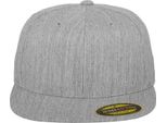 Yupoong Flexfit Unisex Premium 210 Flat Peak Baseball Cap RW4163 (S/M) (Grigio Chiaro)