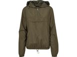 Urban Classics Donna - Pull Over Jacke Dunkel Oliv - Xs