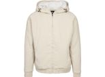 Urban Classics - Giacca Sherpa Con Cappuccio Beige Chiaro Sabbia - M