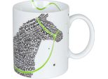 KöNitz Criss Cross Animals Horse Mug, Tazza, Tazza Da Caffè, Porcellana, Cavallo, Multicolore, 300 Ml, 11 1 002 2305