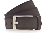 Vanzetti Pelle Cintura 40Mm Leather Belt W95 Dark Earth Marrone Scuro