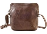 Harold's Pelle Borsa A Tracolla Borsa A Tracolla Submarine Postbag Upend Brown Marrone Scuro